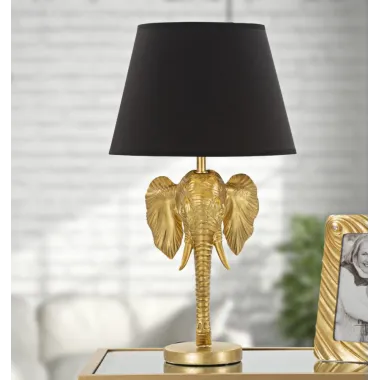 LAMPA STOŁOWA SŁOŃ 32X59 cm